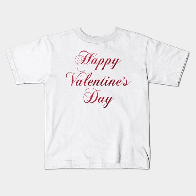 happy valentines day Kids T-Shirt by DarkAngel1200